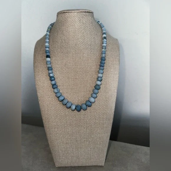 Blue Opal beaded Necklace by Jay King - Picture 3 of 8